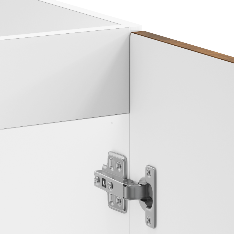 Küchenschrank Kalmar mit Doppelspülen Rauchesche Holzwerkstoff