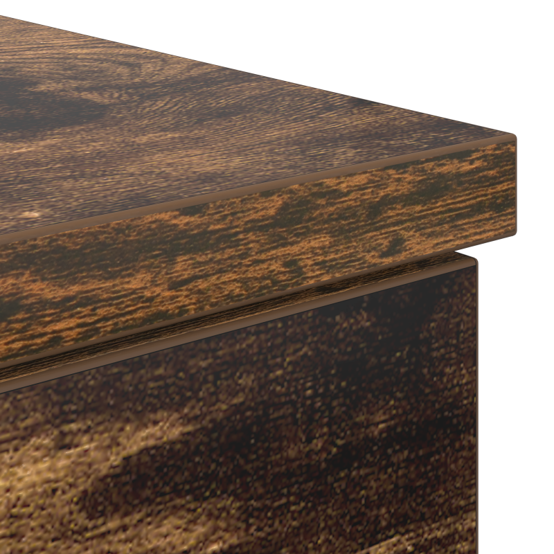 Schreibtisch Rauch-Eiche 140x49x76 cm Holzwerkstoff