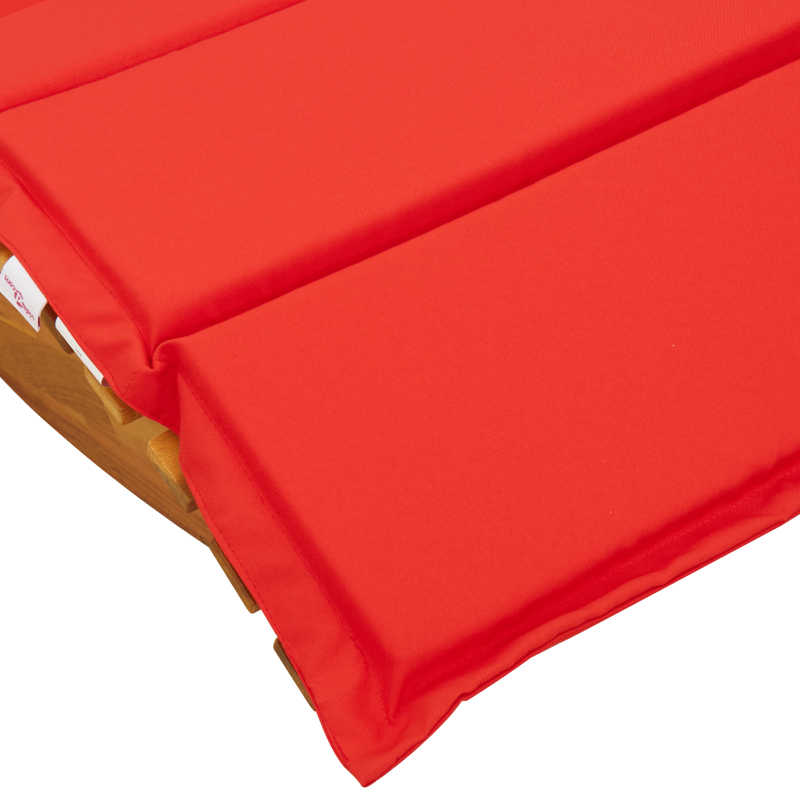 Schaukelsessel mit Kissen 2 Stück aus massivem Akazienholz