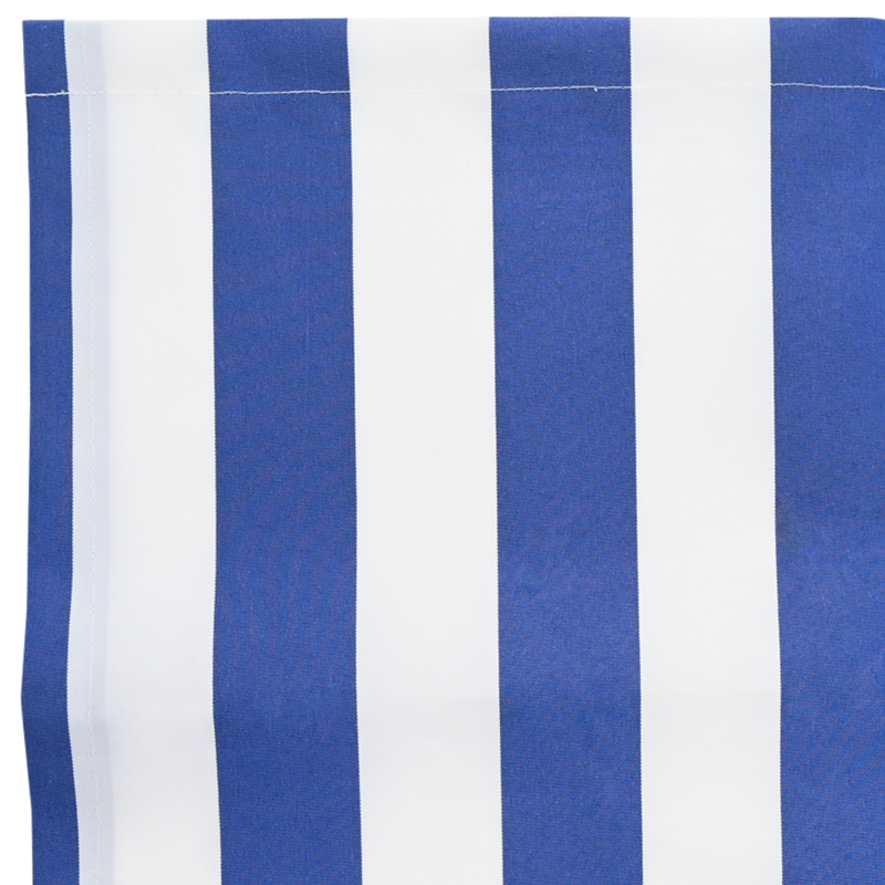 Automatische Einziehbare Markise Blau und Weiß 350x250 cm