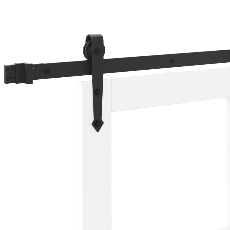 Schiebetür mit Beschlagset ORKDALWeiß 73,5x211 cm