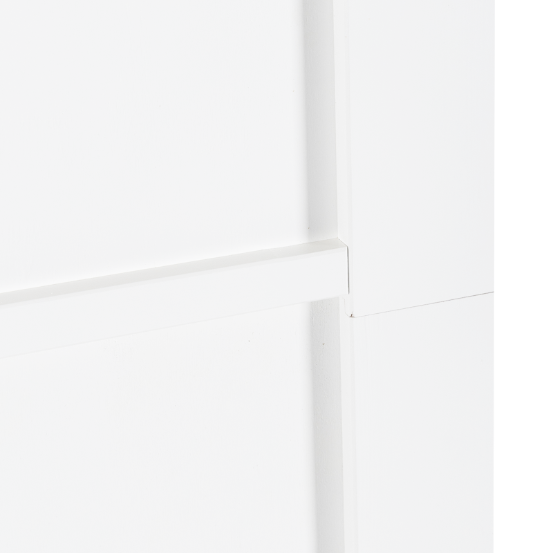 Schiebetür mit Hardware-Set Weiß 83x211 cm Massivholz Kiefer