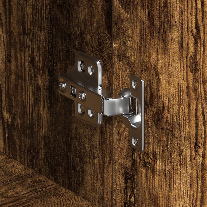 Sideboard Geräucherte Eiche Holzwerkstoff 120 x 36 x 69 cm