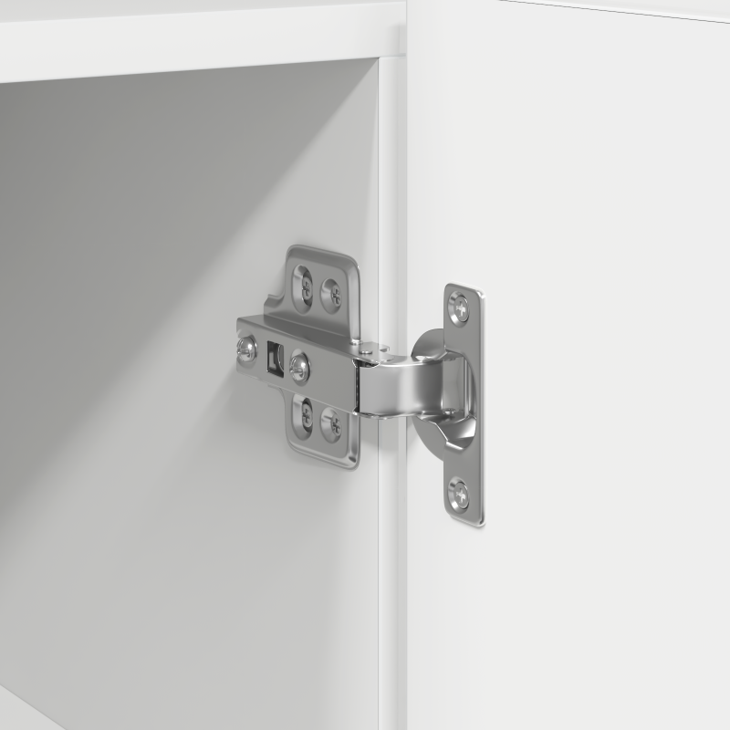 Weißer Sideboard Weiß Engineered Wood 116 x 30 x 75 cm Modern