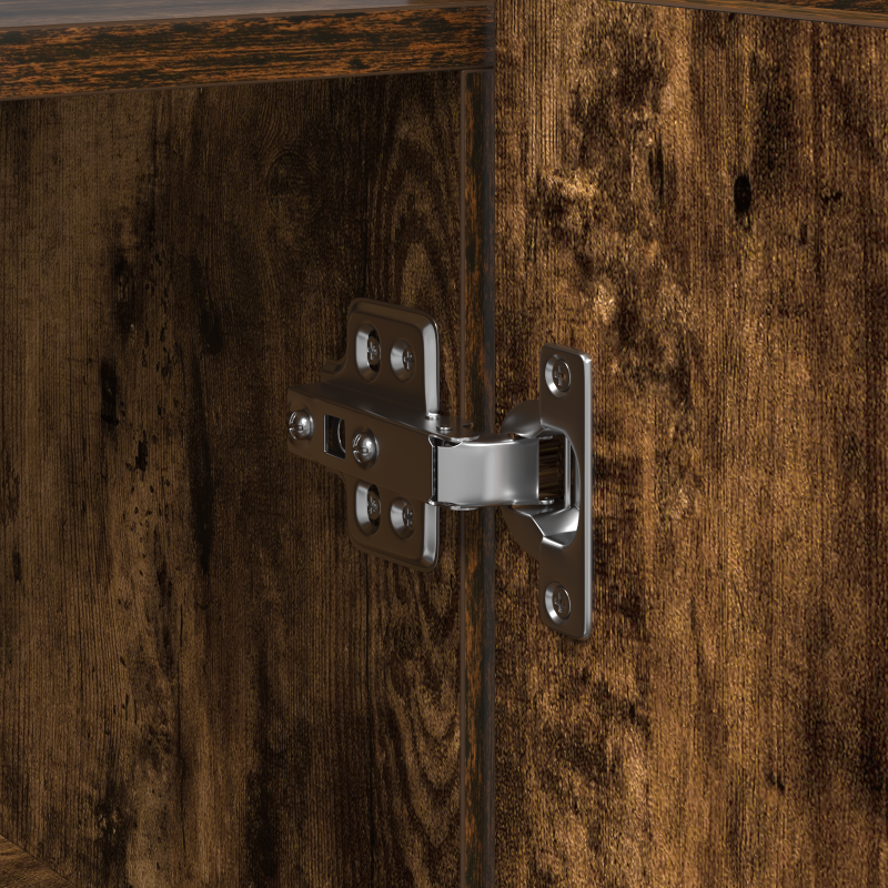 Sideboard Rauchige Eiche Engineered Wood 116 x 30 x 75 cm