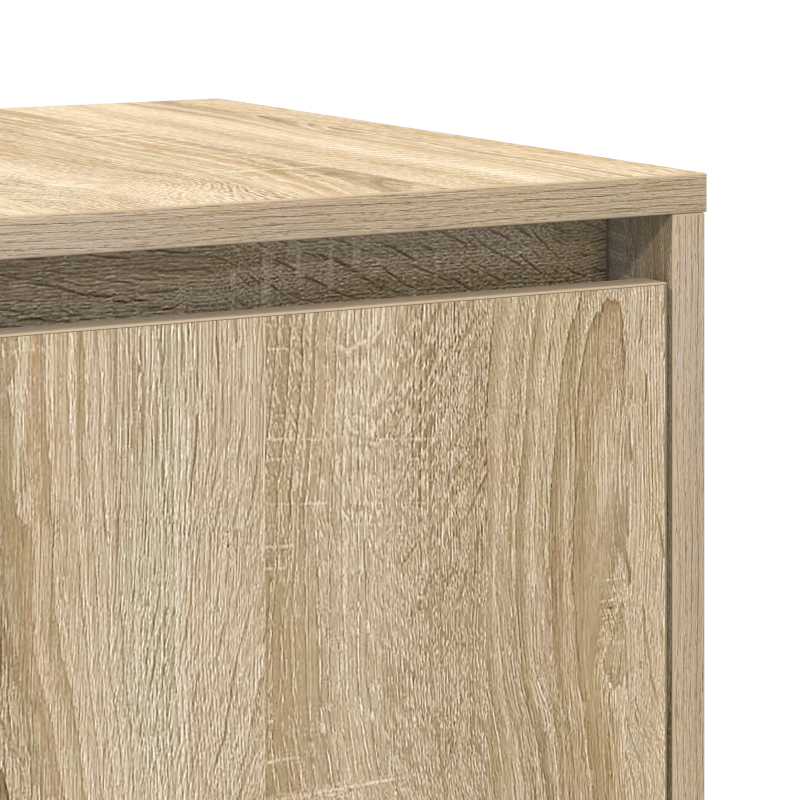 Sonoma Eichen Sideboard Sonoma Eiche Spanplatte 120 x 41 x 75 cm