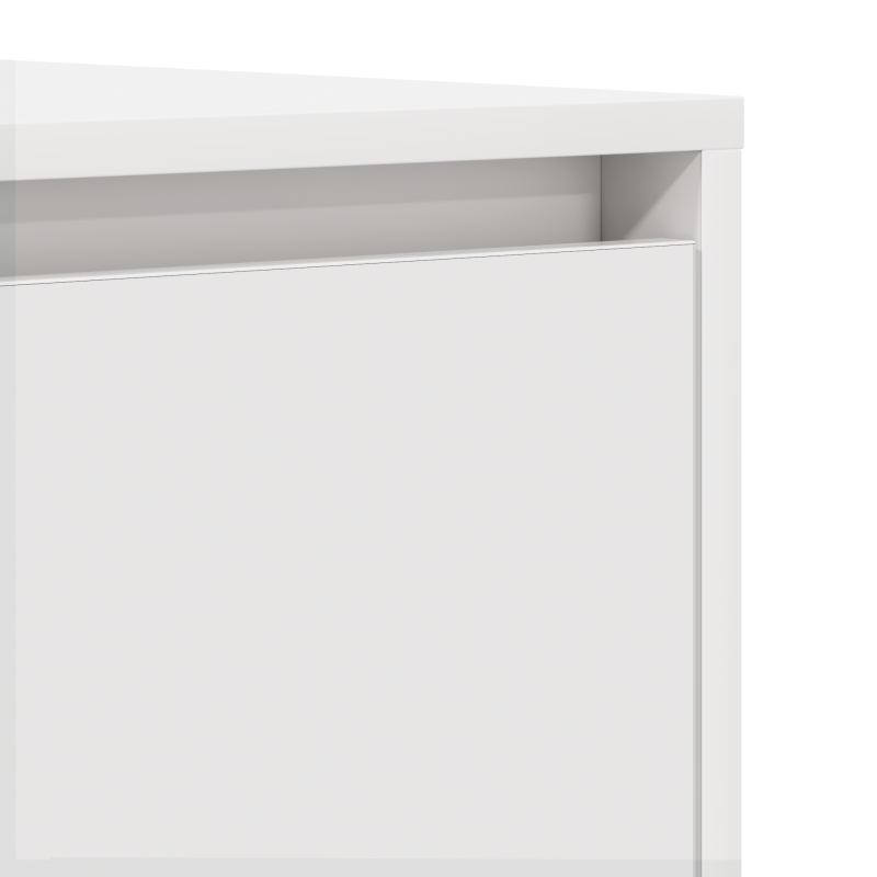 Sideboard Weiß 120x41x75 cm Holzwerkstoff