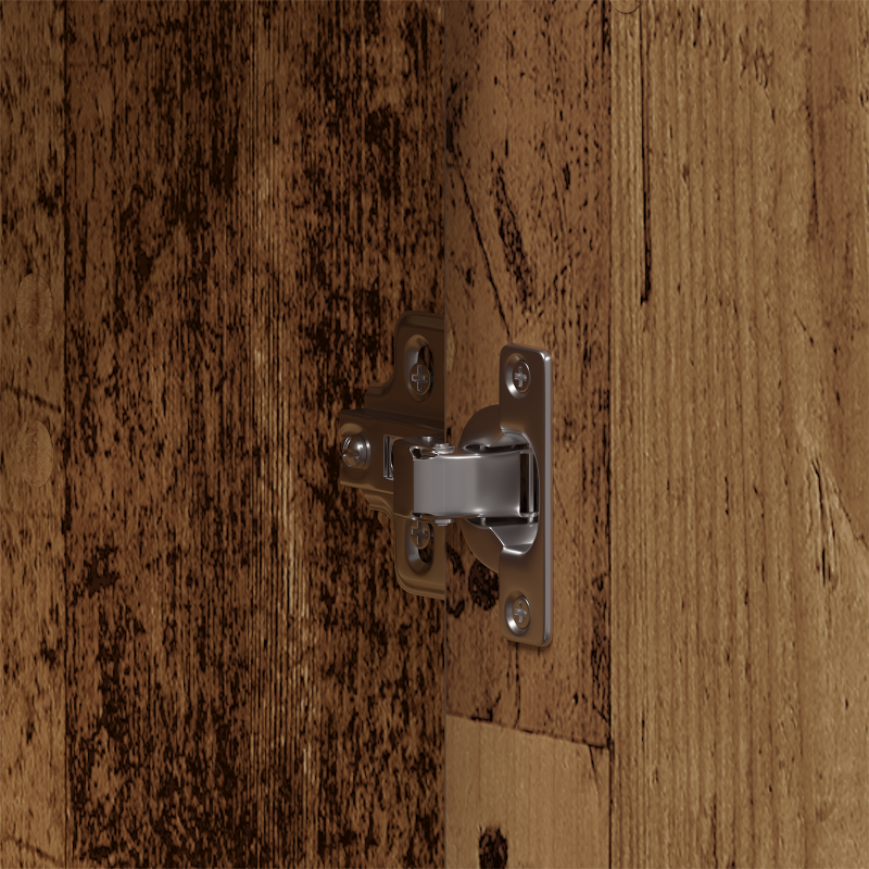 Kleiderschrank Altes Holz 55x25x189 cm Holzwerkstoff