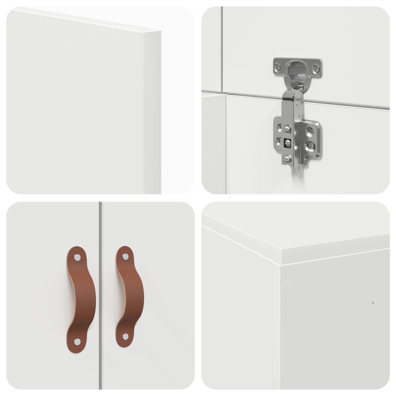 Bettgestell mit Stauraum Weiß 90x190 cm