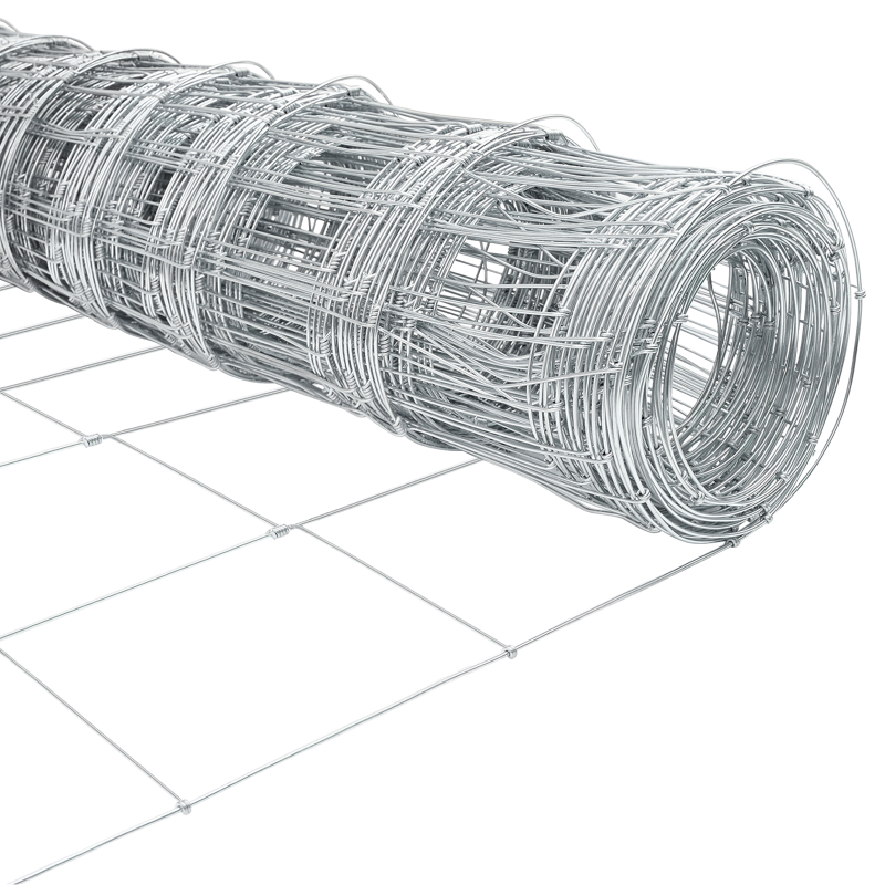 Feldzaun 1,2x25 m aus verzinktem Stahl