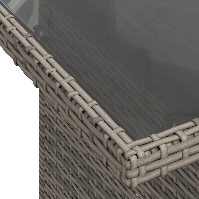 Bettgestell in Taupe, 100x200 cm, aus Stoff