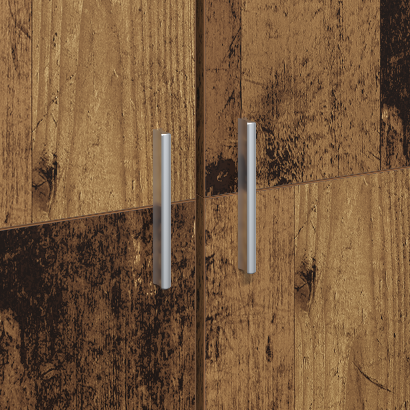 Highboard Altholz 60x35x180 cm Holzwerkstoff