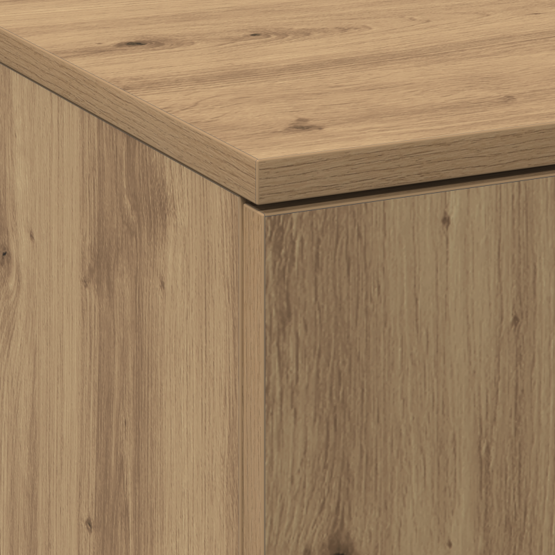 Hochschrank Artisan Eiche 60x35x180 cm verarbeitetes Holz
