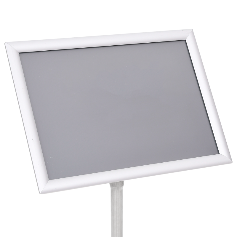 A3 Pedestal Plakatständer 2 Stück Silber Aluminiumlegierung