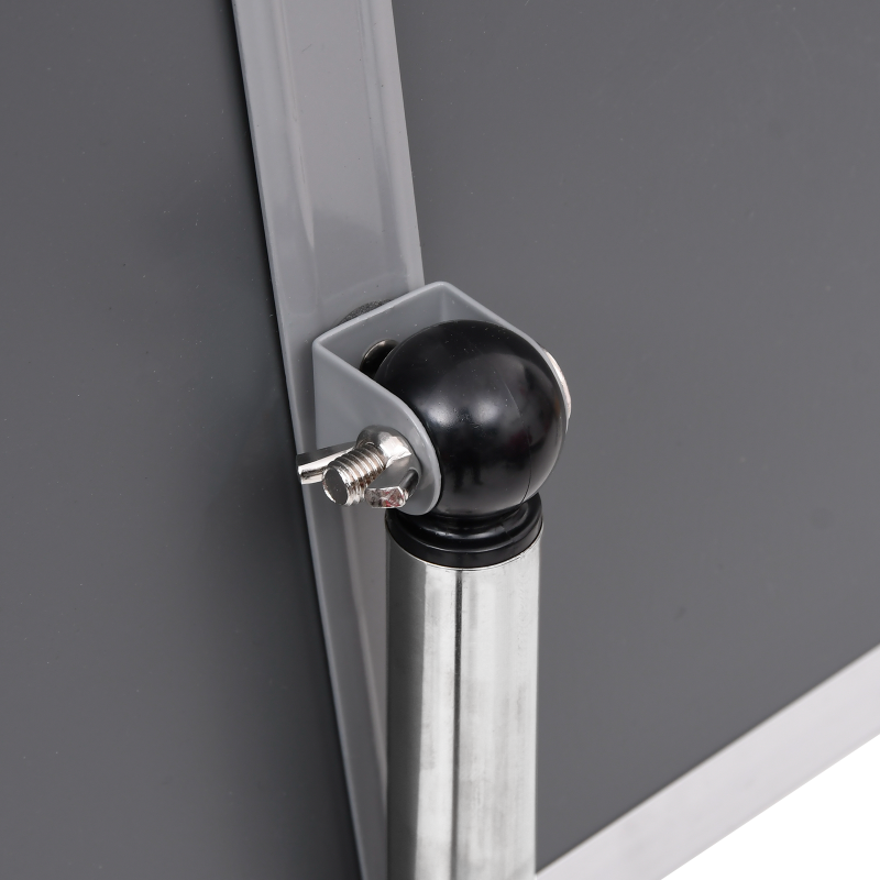 A3 Pedestal Plakatständer 2 Stück Silber Aluminiumlegierung