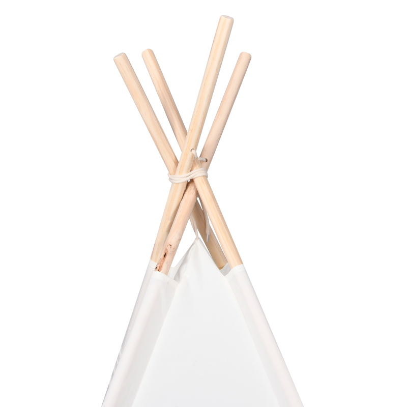 Kinder Teepee Zelt mit Tasche Pfirsich & Spielbälle Haut Weiß