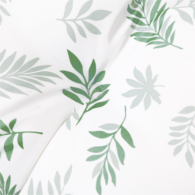 Gartenbankkissen mit Blattmuster - 180x50x4 cm, aus Oxford-Gewebe