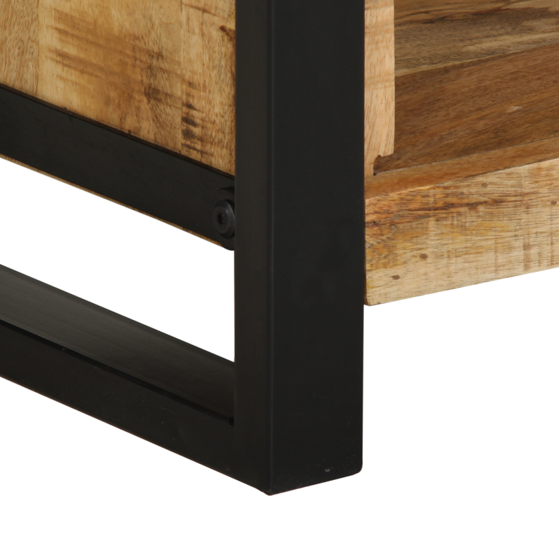 Nachttisch 40x30x80 cm Massivholz Mango