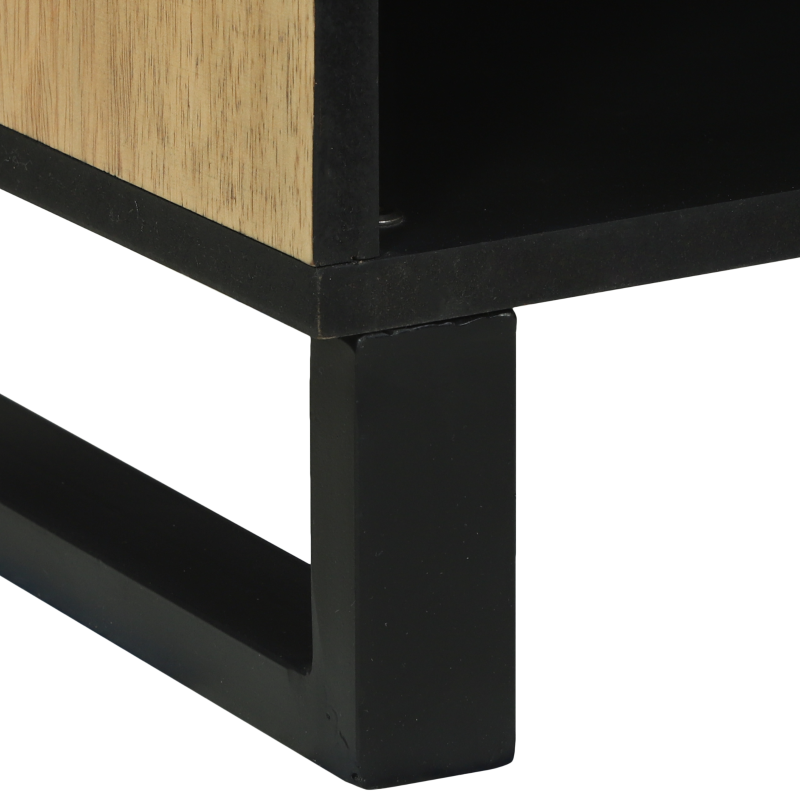 Fernsehspeicher 100x33.5x46 cm Massivholz Mango