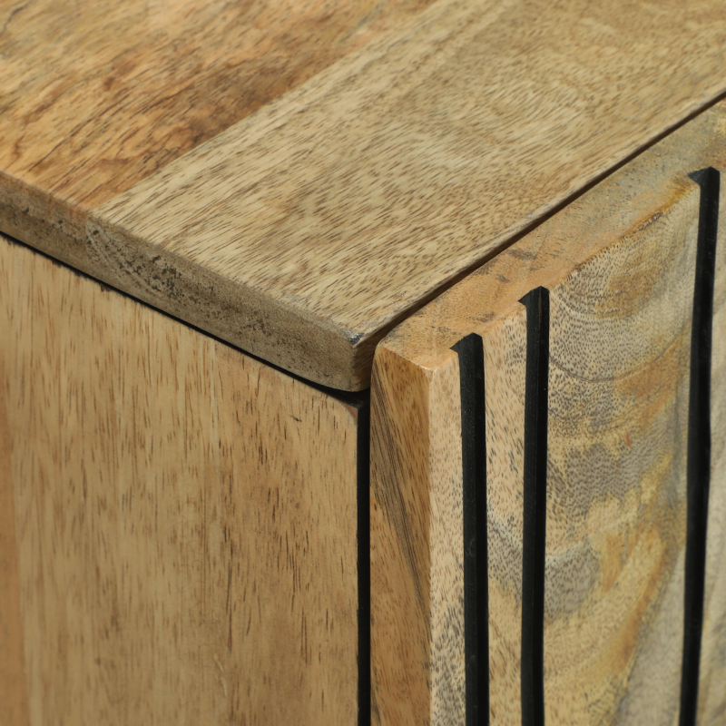 Sideboard 90x33.5x75 cm Massivholz Mango