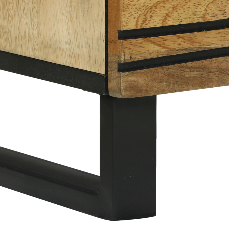 Highboard 60x33.5x100 cm Massivholz Mango