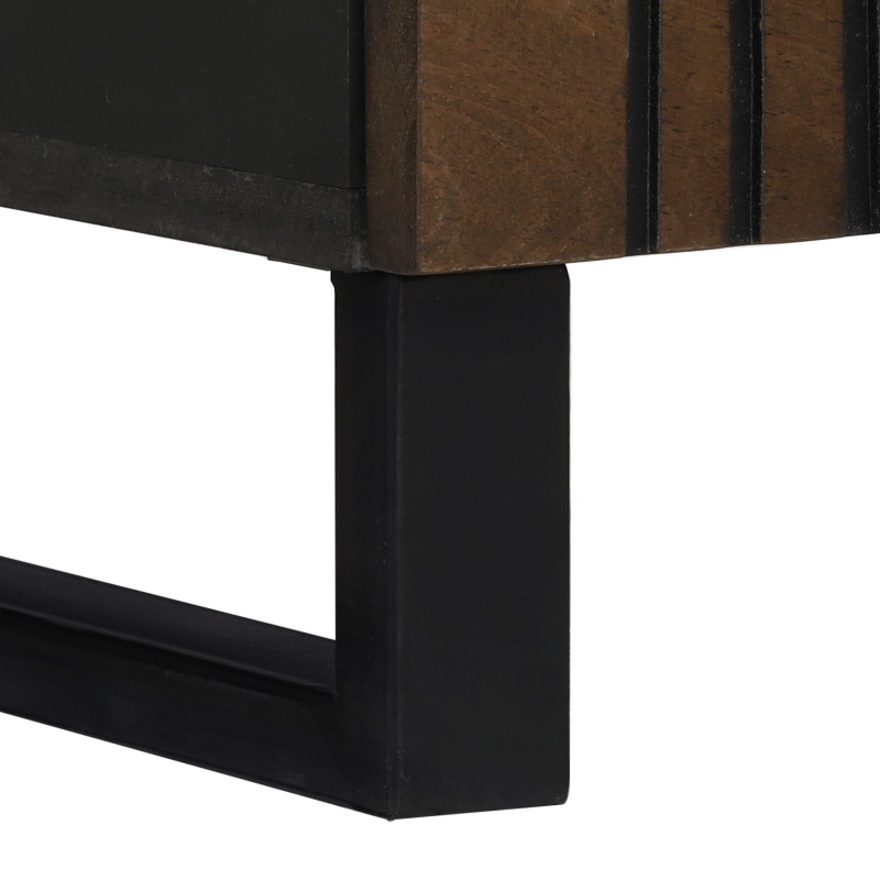 Nachttisch 50x33x60 cm Massivholz Mango