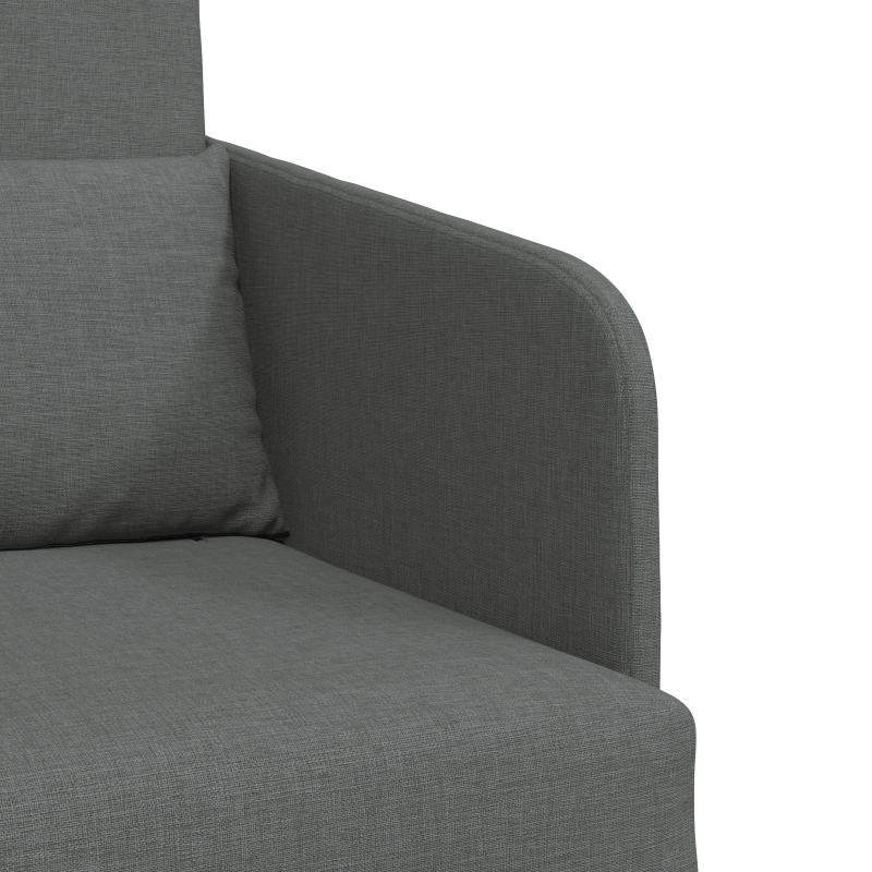 Boden Schlafsofa 2-in-1 Dunkelgrau 65x80x83 cm Stoff