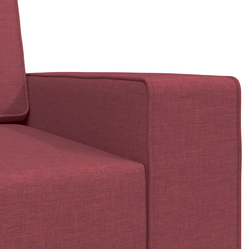 Futon-Sofa-Bett 2-in-1 Burgunderrot 245x150x60.5 cm Stoff