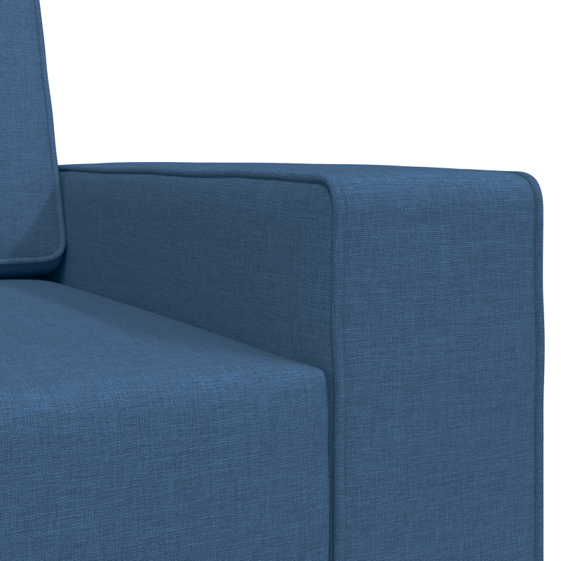 Boden Schlafsofa 2-in-1 Blau 245x150x60.5 cm Stoff