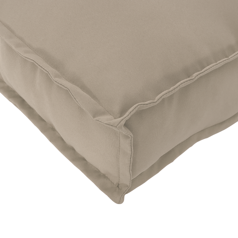Palettkissen für Sitz 4 Stück Taupe 40x40x8 cm Oxford-Gewebe