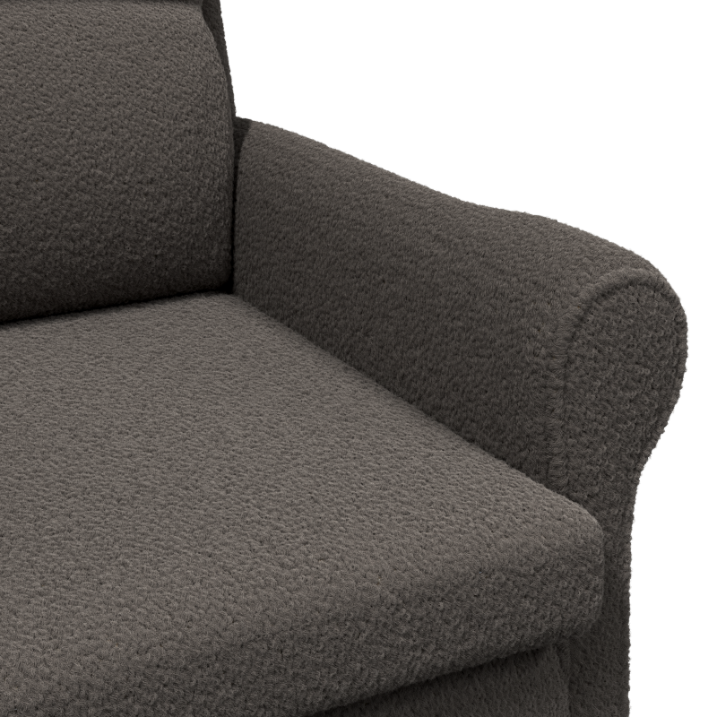 9-teiliges Garten Sofa Set mit Kissen Beige Poly Rattan