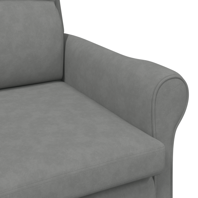 7-teilige Garten Sofa Set mit Kissen Braun Poly Rattan