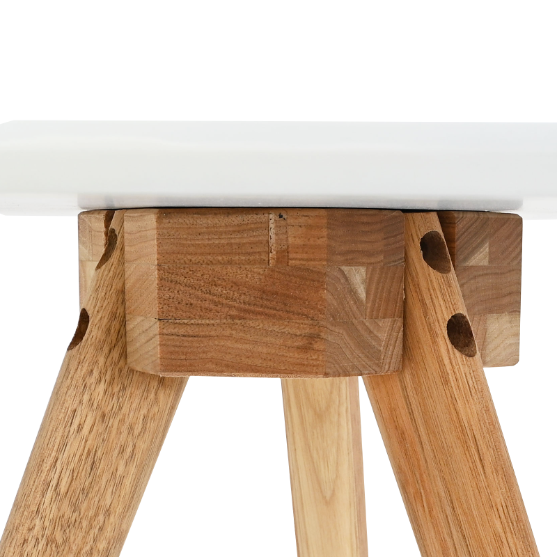 Couchtischset aus massivem Walnuss- und Spanholz