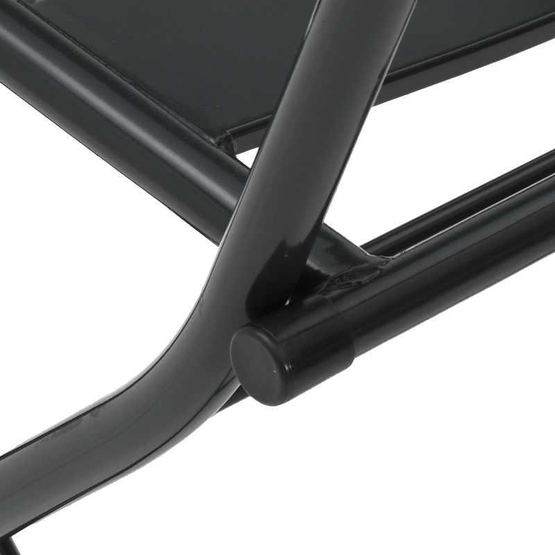 3-teiliges faltbares Bistro Set Anthrazit Stahl