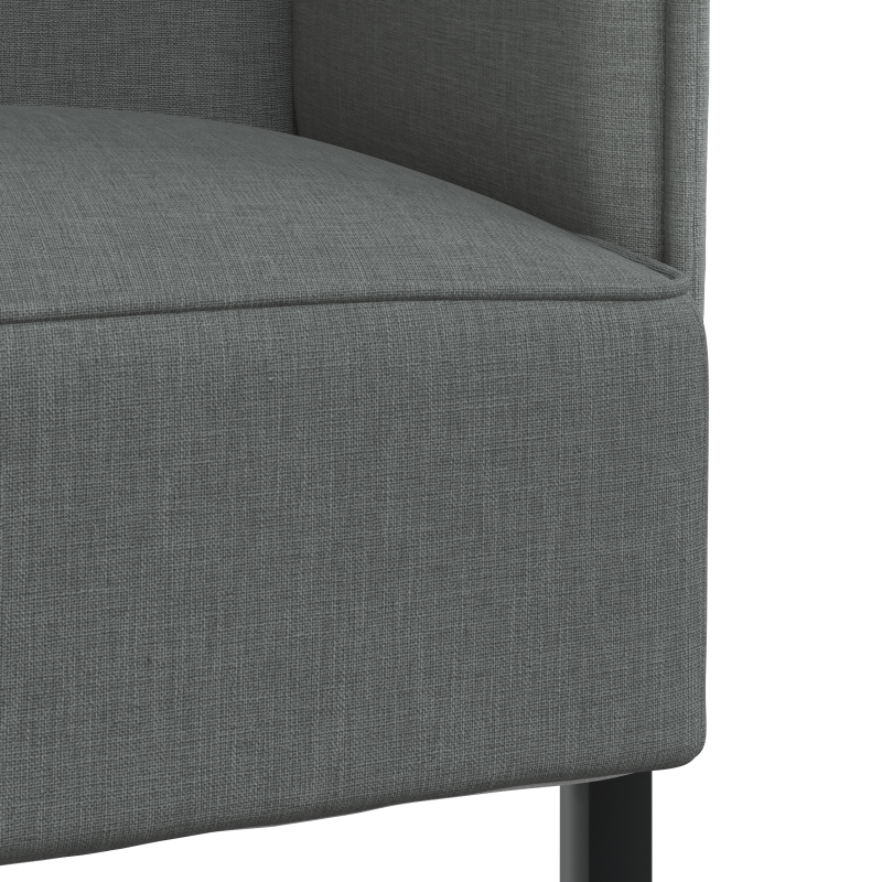 Hochlehnersofa Dunkelgrau 109x56x121 cm Gewebe