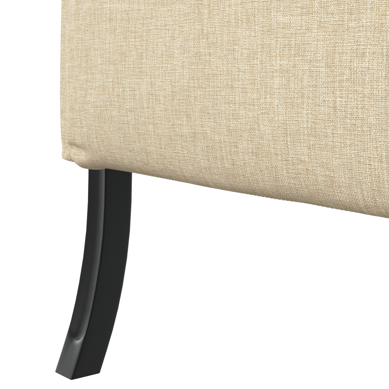 Hochlehner Sofa Creme 109x56x121 cm Stoff