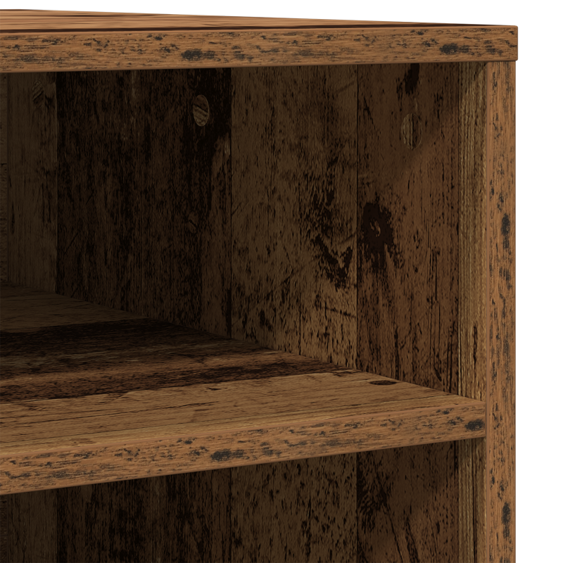 Druckerständer mit Rollen Altes Holz 60x50x67 cm