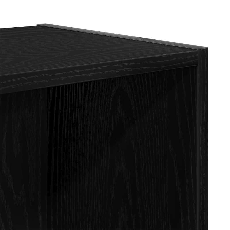 Bücherregal/Fernsehschrank Schwarze Eiche 36x30x143 cm