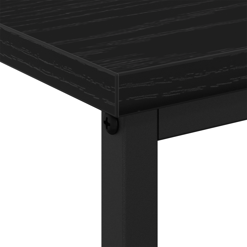 Nachttische 2 Stück Schwarz Eiche 41x31x80 cm Ingenieurohholz