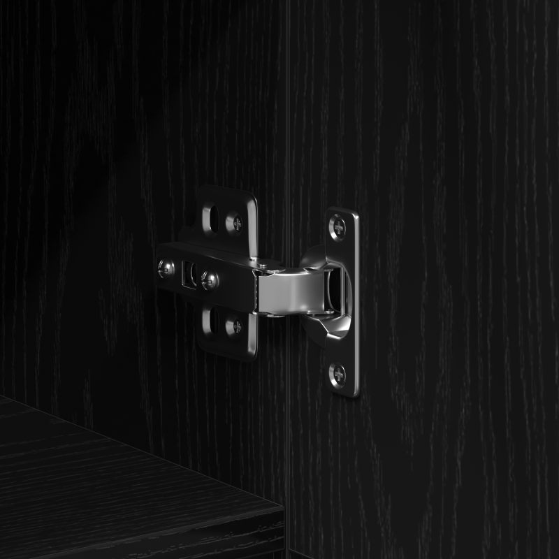 Sideboard Schwarze Eiche 100x36x60 cm Funktionsholz