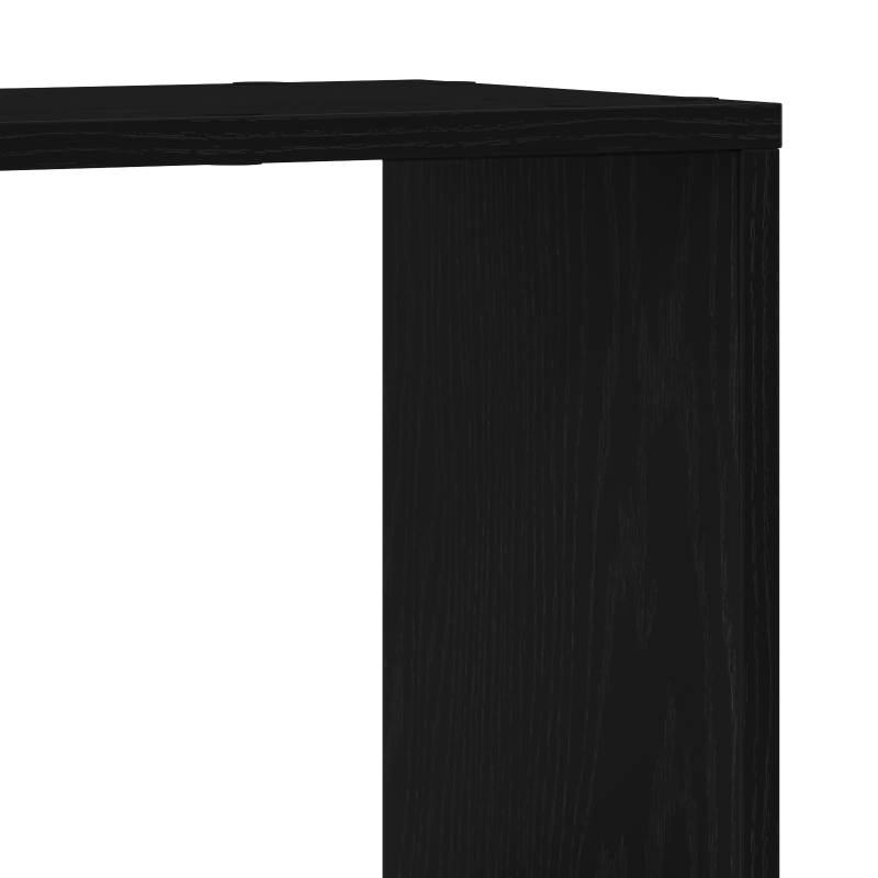 Bücherregal Schwarz Eiche 100x24x63 cm aus Holzwerkstoff
