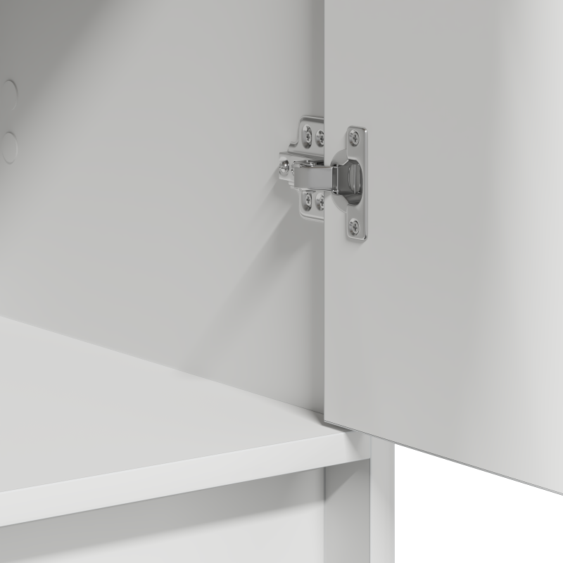 Sideboard Weiß 40x41x75 cm Aus Holzwerkstoff