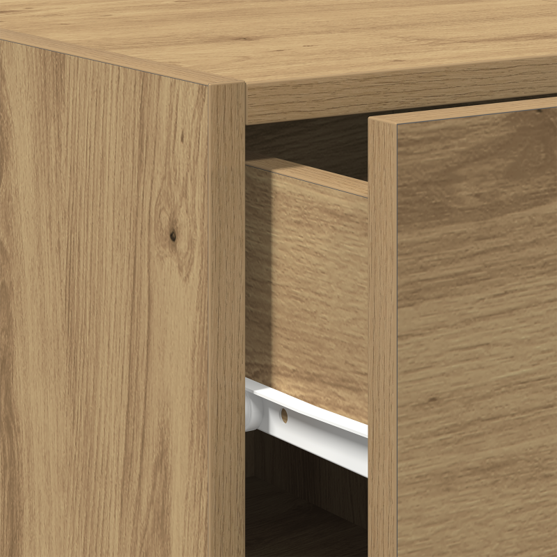 Sideboard Artisan Eiche 30x42,5x93 cm Ingenieurholz