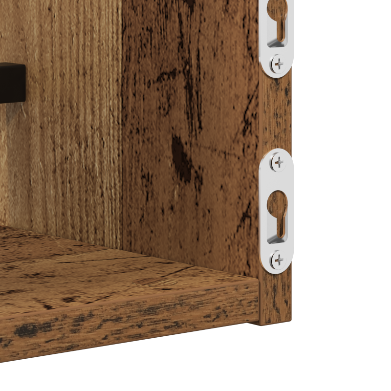 Schiebetür mit Hardware-Set Weiß 73,5x211 cm Massivholz Kiefer