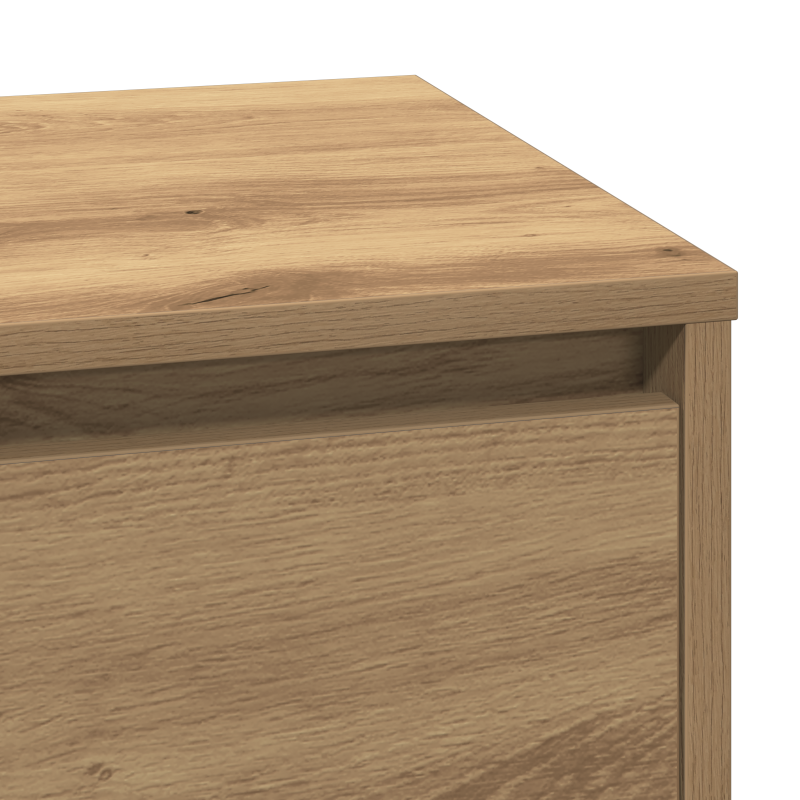 Nachttisch mit LED Artisan Eiche 71x34,5x75 cm Holzwerkstoff