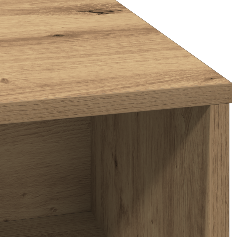 Sideboard mit LED Artisan Eiche 71x34,5x75 cm Holzwerkstoff