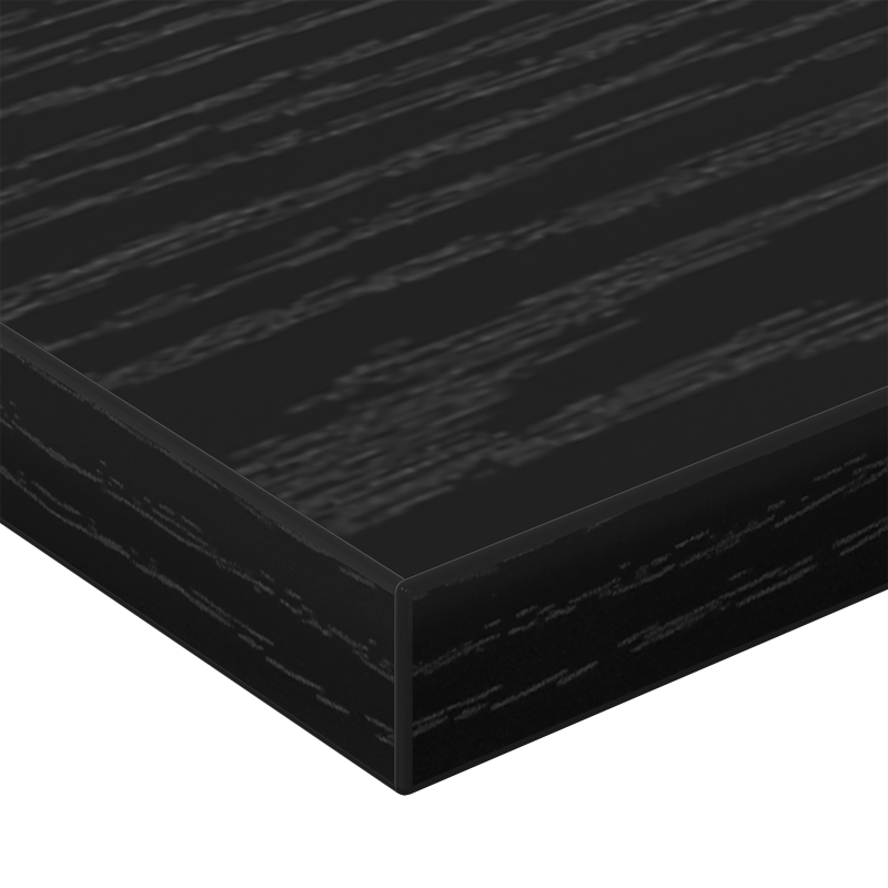 Wandregale Schwarze Eiche Verbundholz 60 x 20 x 1,5 cm Einfach