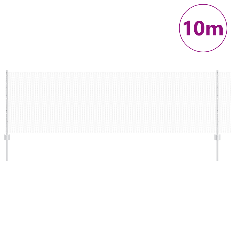 Zaunpfosten 5 Stück U-Kanal 80 cm Verzinkter Stahl