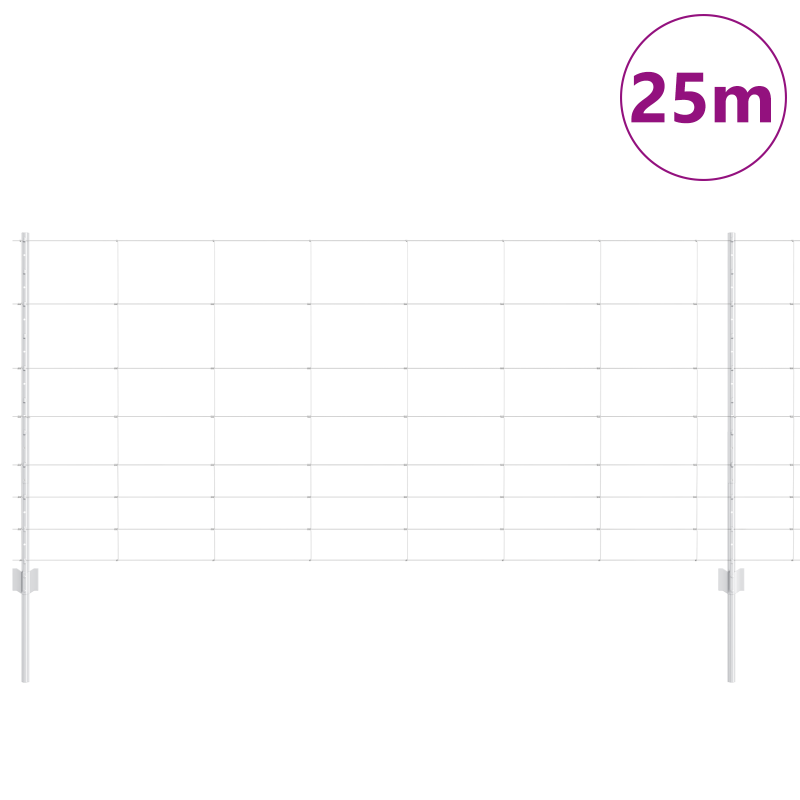 Zaunpfosten 22 Stück U-Kanal 100 cm verzinkter Stahl