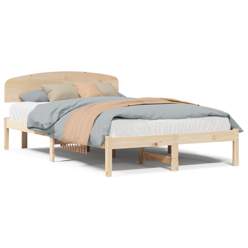 Schiebetür mit Zubehör Set Weiß 83x202 cm Massivholz Kiefer